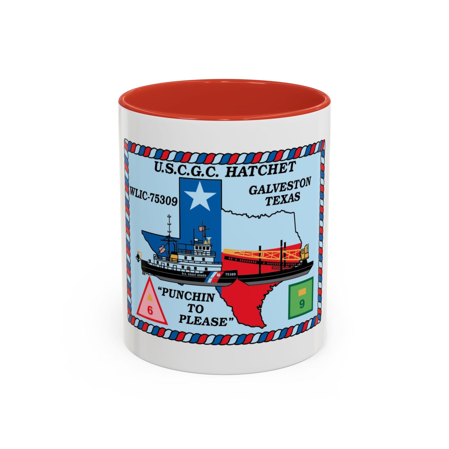 USCGC Hatchet WLIC 75309 (U.S. Coast Guard) Accent Coffee Mug