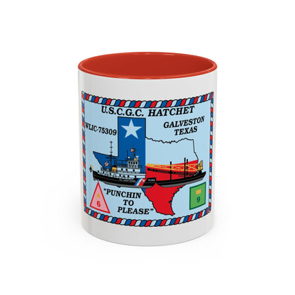 USCGC Hatchet WLIC 75309 (U.S. Coast Guard) Accent Coffee Mug