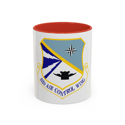552d Air Control Wing (U.S. Air Force) Accent Coffee Mug