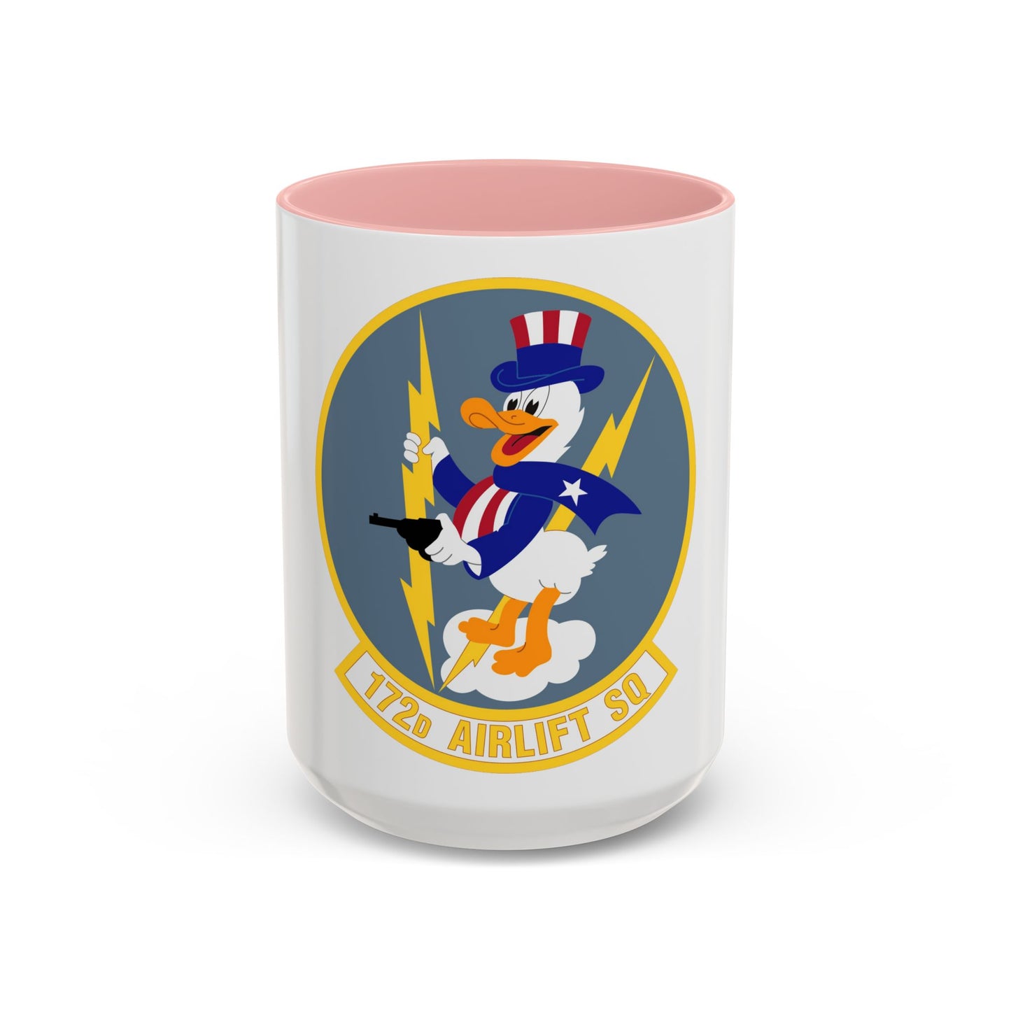 172d Airlift Squadron (U.S. Air Force) Accent Coffee Mug