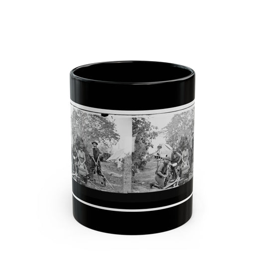 Yorktown, Virginia (Vicinity). Servants At Prince De Joinville's Quarters (U.S. Civil War) Black Coffee Mug