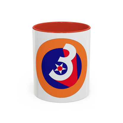 3 Air Force (U.S. Army) Accent Coffee Mug