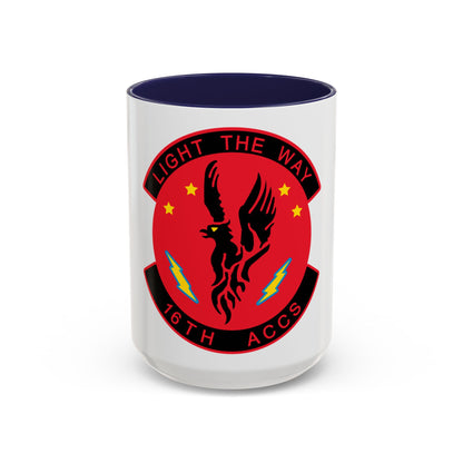 16TH ACCS (U.S. Air Force) Accent Coffee Mug