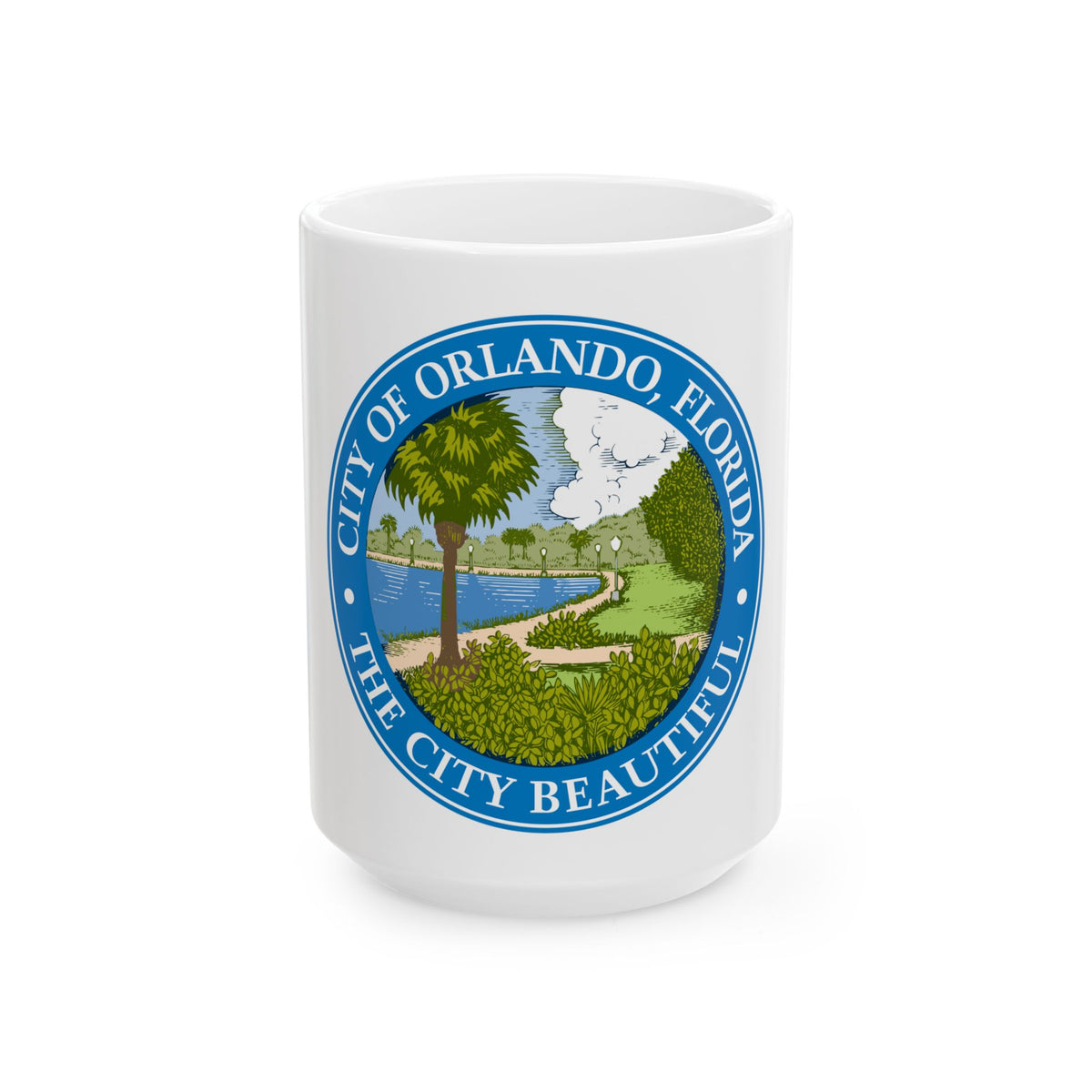Seal of Orlando Florida - White Coffee Mug