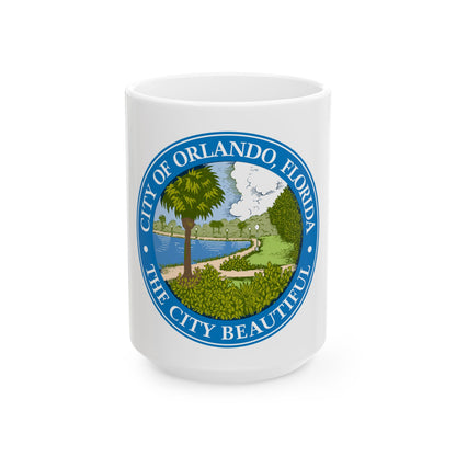 Seal of Orlando Florida - White Coffee Mug