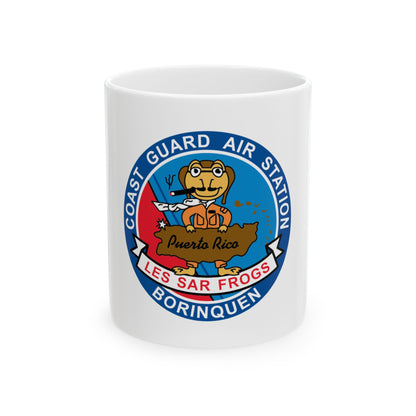 USCG Air Station Borinquen   Les SAR Frog (U.S. Coast Guard) White Coffee Mug