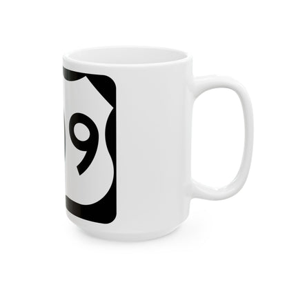 US 309 NY (New York) (Road Sign) White Coffee Mug