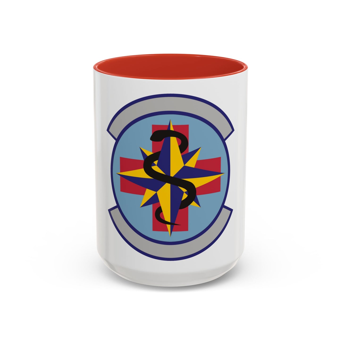 6 Healthcare Operations Squadron AMC (U.S. Air Force) Accent Coffee Mug