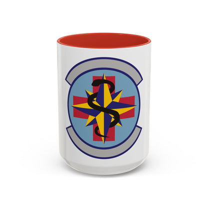 6 Healthcare Operations Squadron AMC (U.S. Air Force) Accent Coffee Mug