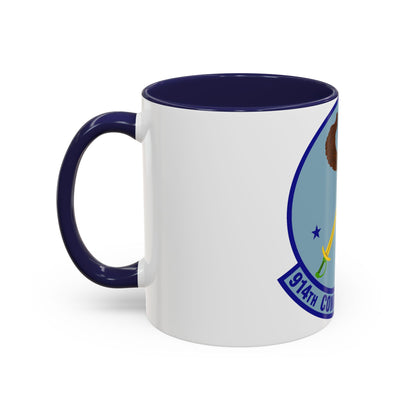 914th Combat Communications Flight (U.S. Air Force) Accent Coffee Mug