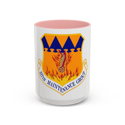 317 Maintenance Group AMC (U.S. Air Force) Accent Coffee Mug