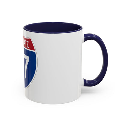 Interstate 27 (U.S. Highways) Accent Coffee Mug