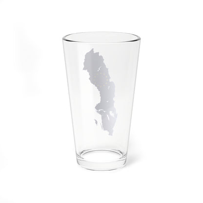 Sweden EU (Sweden) Pint Glass 16oz