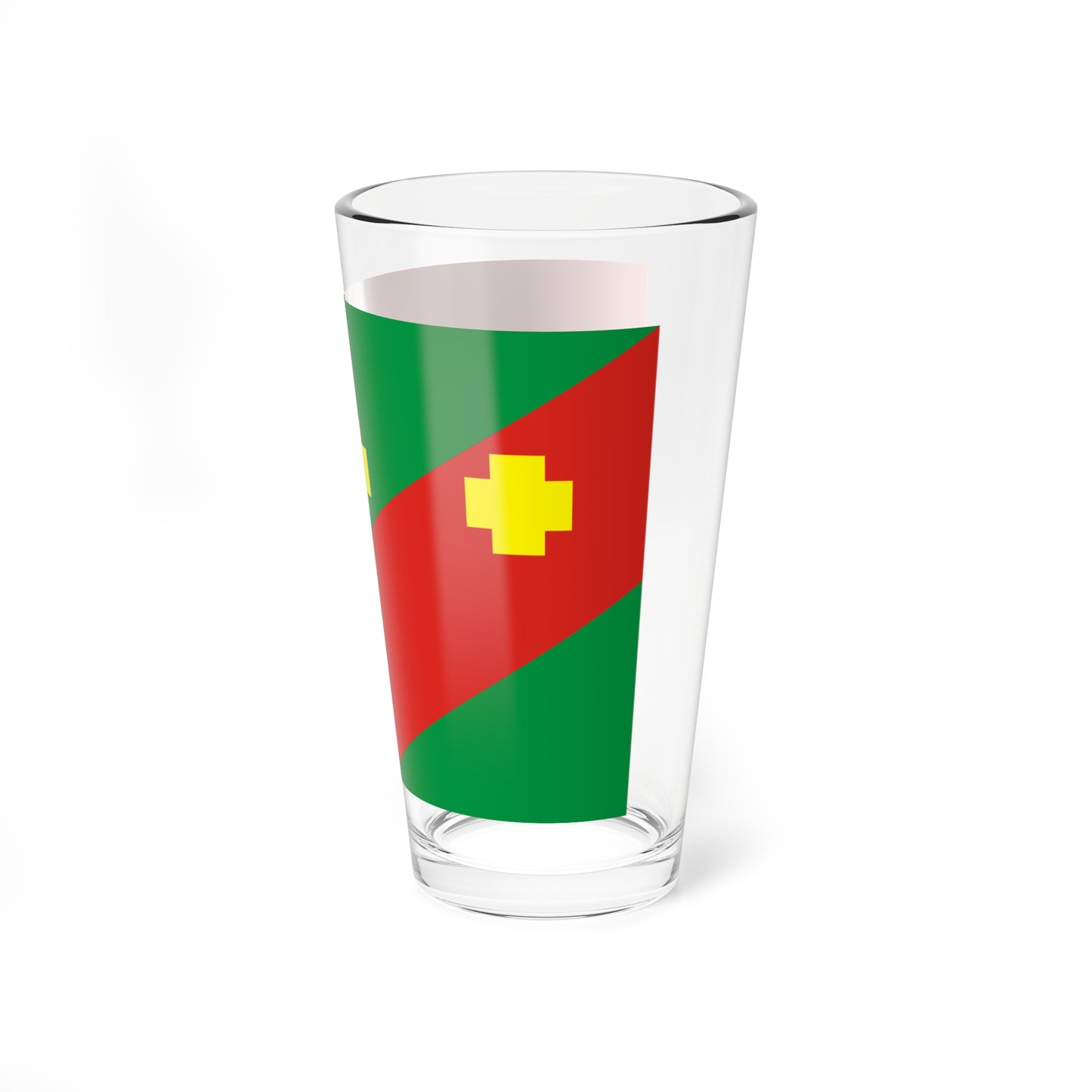 Flag of Troitcky rayon Chelyabinsk oblast (Russia) Pint Glass 16oz