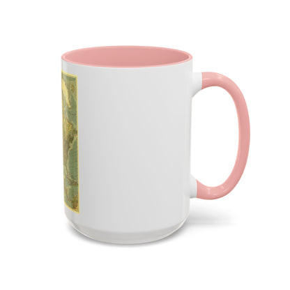 North America (1924) (Map) Accent Coffee Mug