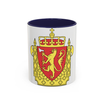 Coat of arms of the Norwegian Police Service - Accent Coffee Mug