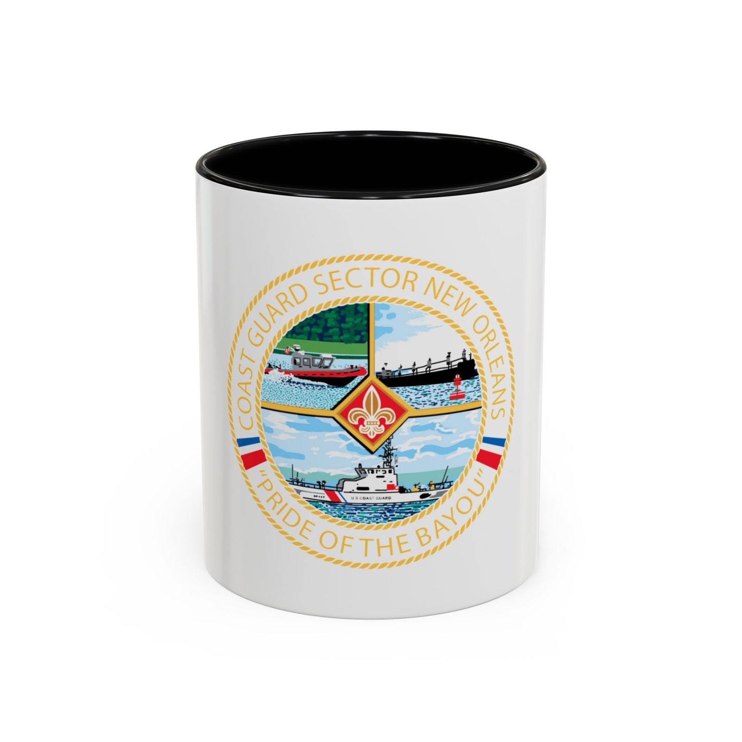 USCG Sector New Orleans   Pride of the Bayou (U.S. Coast Guard) Accent Coffee Mug