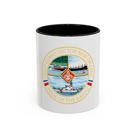 USCG Sector New Orleans   Pride of the Bayou (U.S. Coast Guard) Accent Coffee Mug