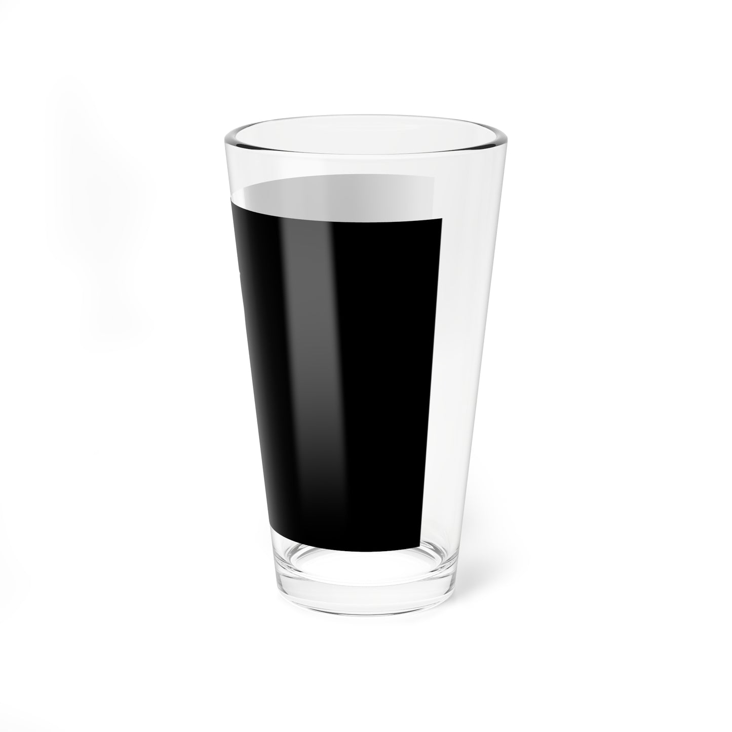 Flag of Hong Kong black and white variant 4 (China) Pint Glass 16oz
