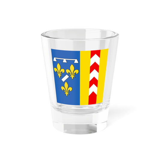 Bandiera Orleans-Longueville (Switzerland) Shot Glass 1.5oz