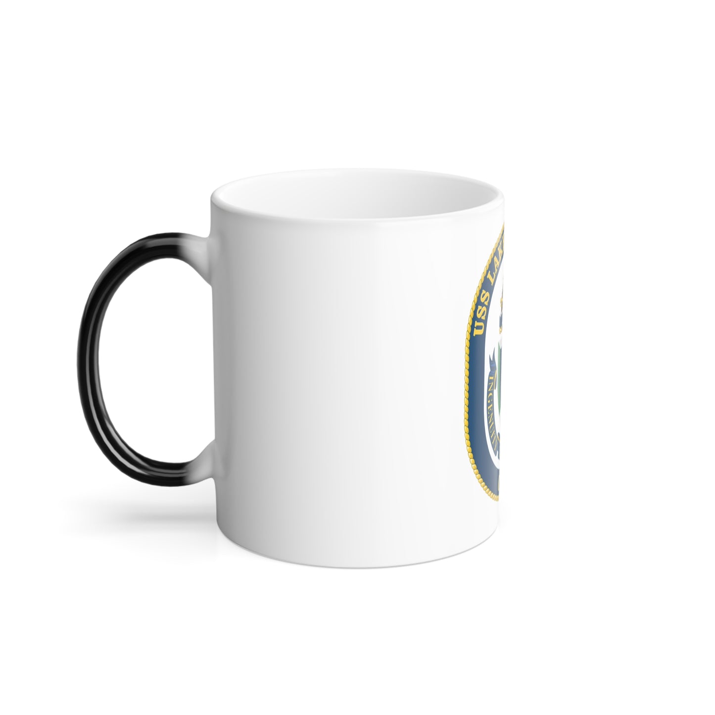 USS Lake Champlan CG 57 Crest (U.S. Navy) Color Changing Mug 11oz