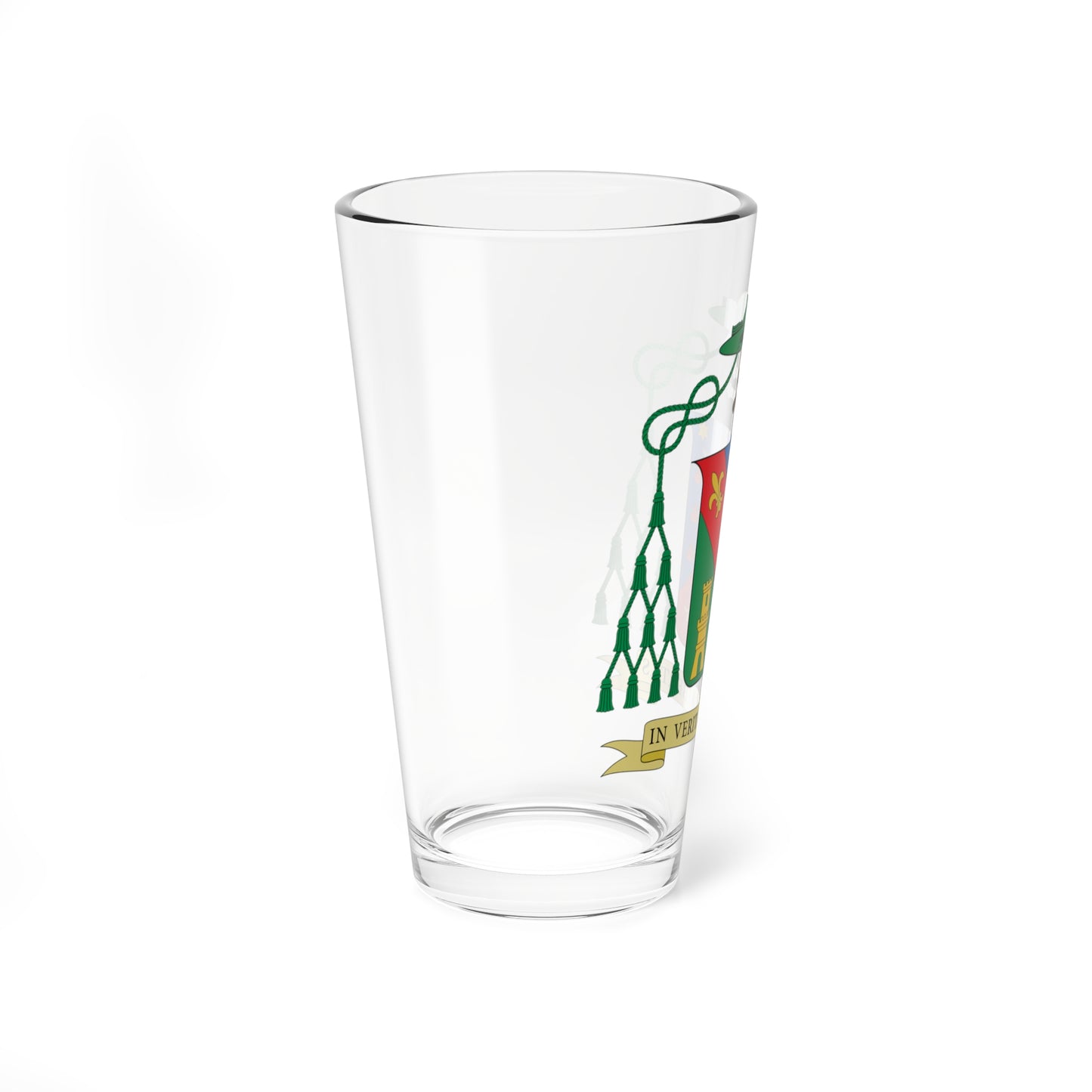 Escudo de Francisco Javier Lozano Sebastián (Spain) (Coat of Arms) Pint Glass 16oz
