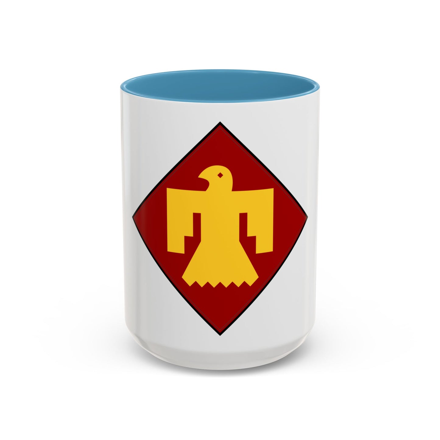 45th Infantry insignia thunderbird (U.S. Army) Accent Coffee Mug