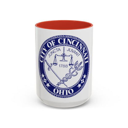 Seal of the City of Cincinnati (Ohio) - Accent Coffee Mug