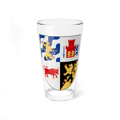 Västra Götaland vapen (Sweden) (Coat of Arms) Pint Glass 16oz