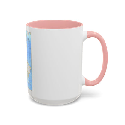 Americas, The (1979) (Map) Accent Coffee Mug