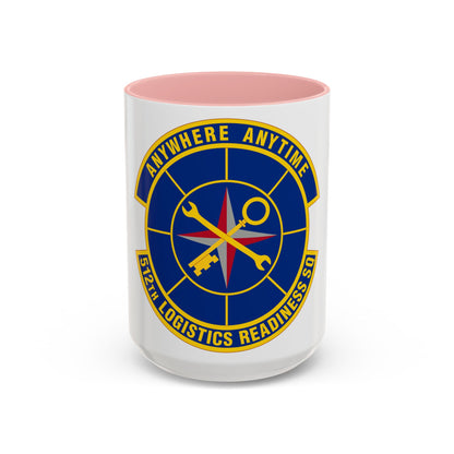 512 Logistics Readiness Squadron AFRC (U.S. Air Force) Accent Coffee Mug