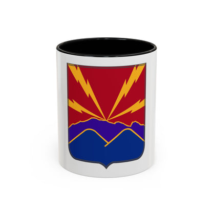 593rd Field Artillery Battalion v2 (U.S. Army) Accent Coffee Mug