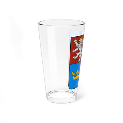 Hradec Kralove Region CoA CZ (Czech Republic) (Coat of Arms) Pint Glass 16oz
