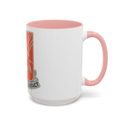 440 Signal Battalion (U.S. Army) Accent Coffee Mug