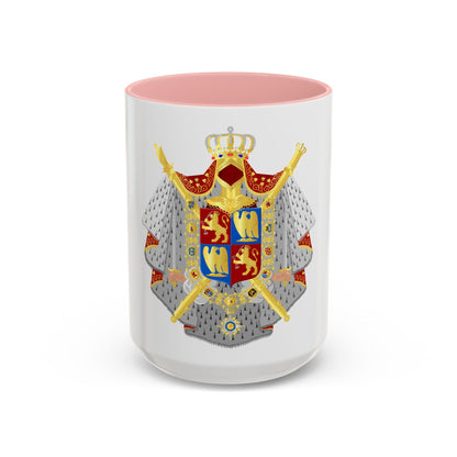 Coat of arms of kingdom Holland King Lodewijk 1808 - Accent Coffee Mug