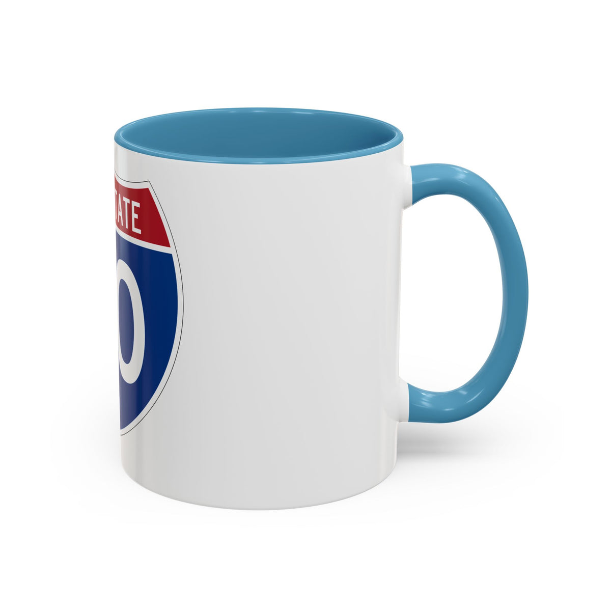 Interstate 90 (U.S. Highways) Accent Coffee Mug