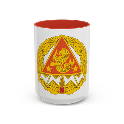 4 Signal Group (U.S. Army) Accent Coffee Mug