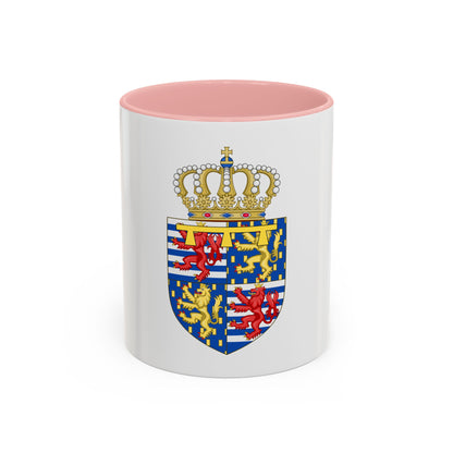 Lesser coat of arms of the Hereditary Grand Duke of Luxembourg (2000) - Accent Coffee Mug