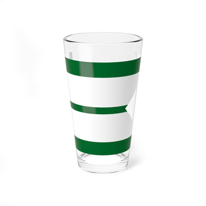 Air Force rank flag of Wing Commander of the Kingdom of Egypt (Egypt) Pint Glass 16oz