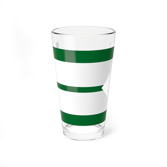 Air Force rank flag of Wing Commander of the Kingdom of Egypt (Egypt) Pint Glass 16oz