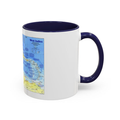 West Indies 1 (1987) (Map) Accent Coffee Mug
