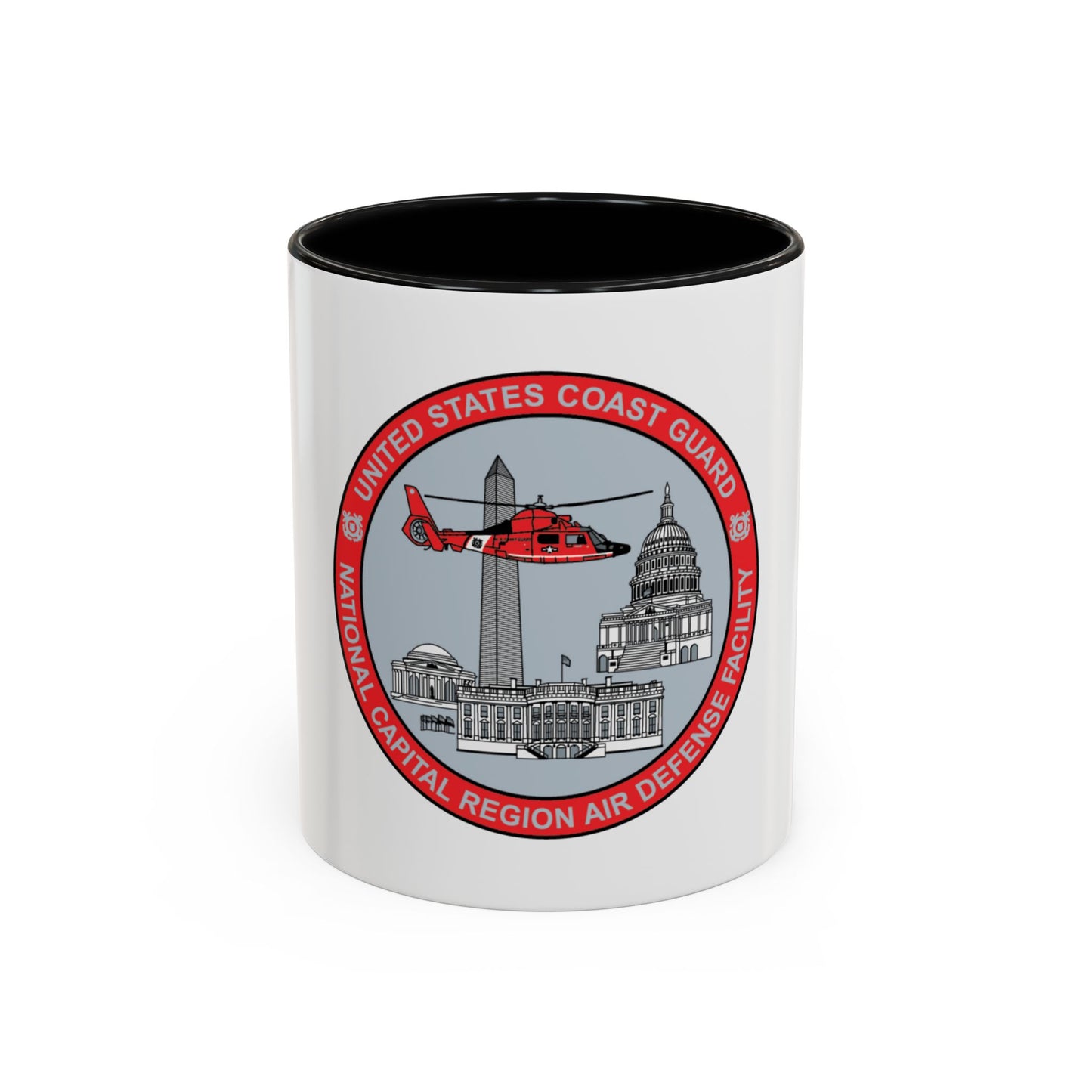 USCG NCR ADF   Nat'l Capital Reg Air Def Fac 2009 (U.S. Coast Guard) Accent Coffee Mug