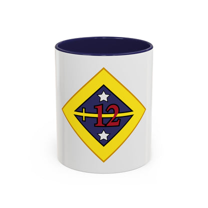 12th US division Insignia (U.S. Army) Accent Coffee Mug