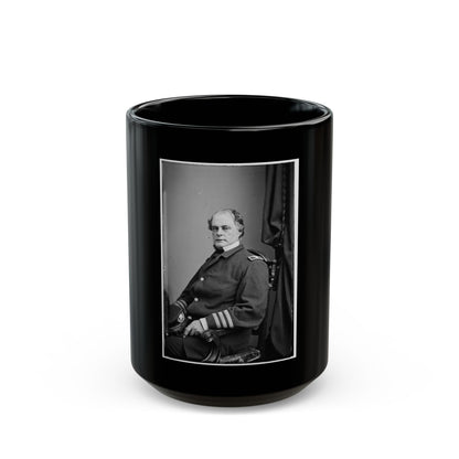 Portrait Of Capt. John Rodgers, Officer Of The Federal Navy (Commodore From June 17, 1863) (U.S. Civil War) Black Coffee Mug