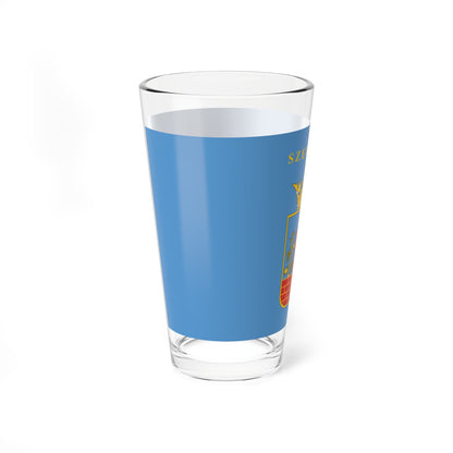 Flag of Szekszard (Hungary) Pint Glass 16oz