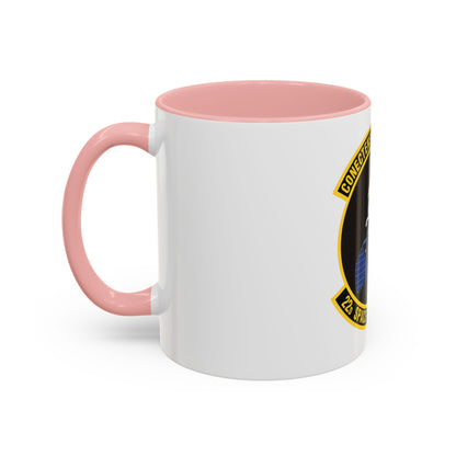 22d Space Operations Squadron (U.S. Air Force) Accent Coffee Mug