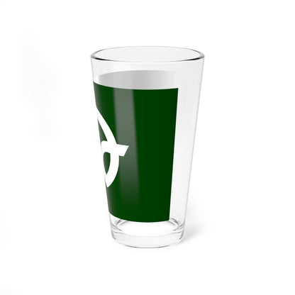 Flag of Futaba Fukushima (Japan) Pint Glass 16oz