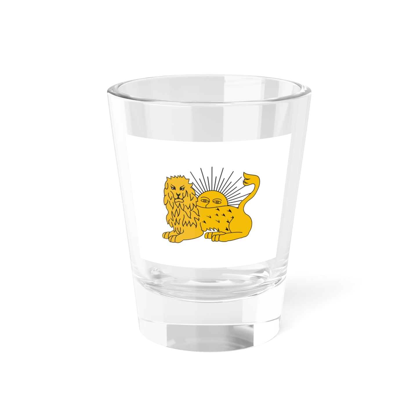Fath Ali Shah Flag 1 (Iran) Shot Glass 1.5oz