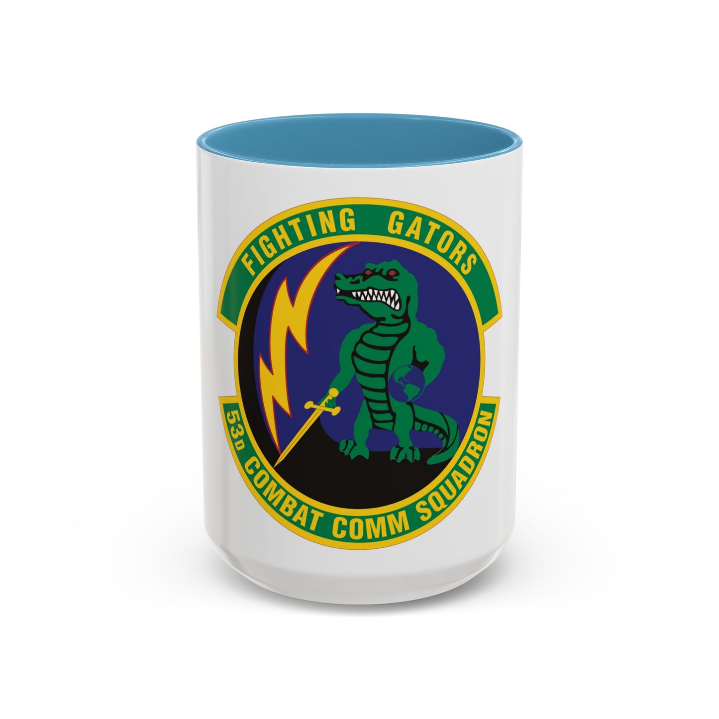 53d Combat Communications Squadron (U.S. Air Force) Accent Coffee Mug