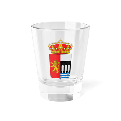 Escudo de La Puebla de Alfindén (Spain) (Coat of Arms) Shot Glass 1.5oz